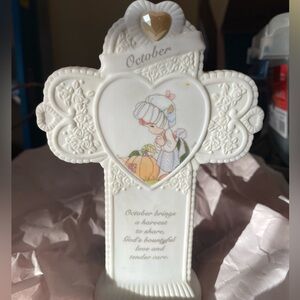 Precious Moments October cross.